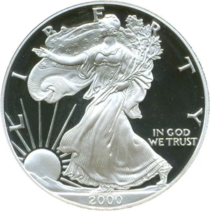 image for: 2000-P $1 Silver Eagle NGC Proof 69 UCameo