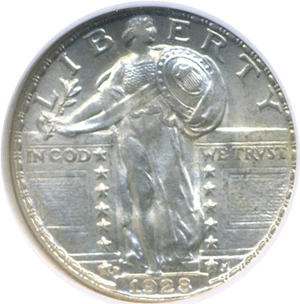 image for: 1928-D 25c NGC MS65 FH
