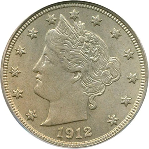 image for: 1912 5c PCGS MS62