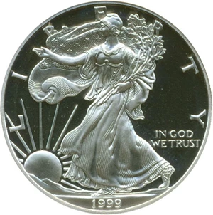 image for: 1999-P $1 Silver Eagle NGC Proof 69 UCameo