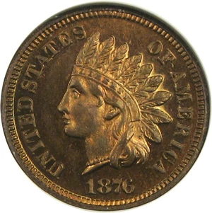 image for: 1876 1c NGC Proof 65 RB