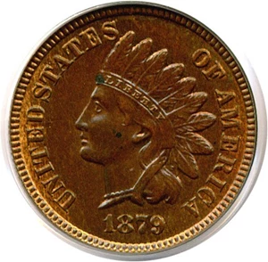 image for: 1879 1c PCGS MS63 BN