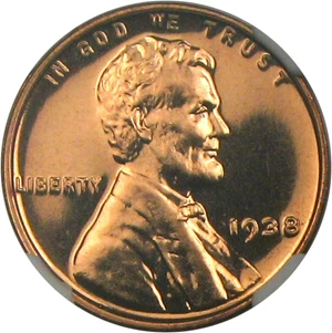 image for: 1938 1c NGC Proof 65 RD