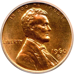 image for: 1960-D 1c Small Date ICG MS67 RD