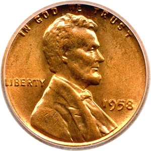image for: 1958 1c ICG MS67 RD