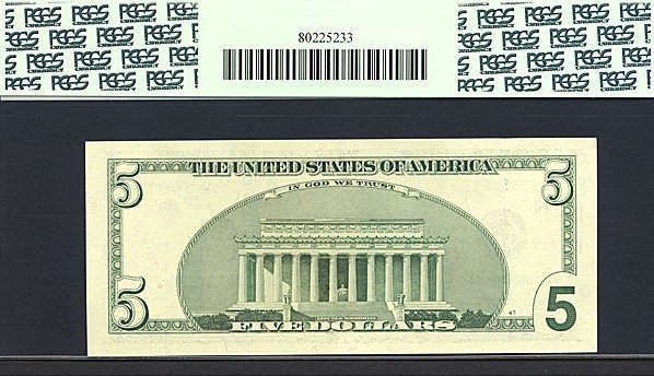 image for: Fr.1990L 2003 $5 Ft. Worth, TX PCGS Gem CU67 PPQ  [DL09553616] *Star* 