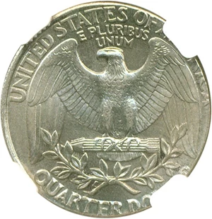 image for: Mint Error: 1998-P 25c NGC MS64 - Struck On 5c Planchet 5.0 Grams