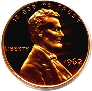 image for: 1962 1c PCGS Proof 68 RD DCameo
