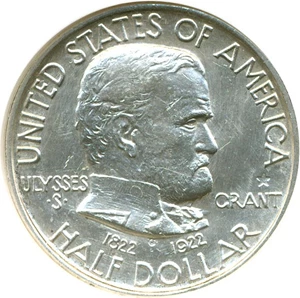 image for: 1922 50c Grant w/Star NGC MS62