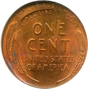 image for: Mint Error: 1944 1c NGC MS65 RB - Triple Struck