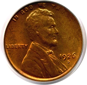 image for: 1926-D 1c PCGS MS62 RD