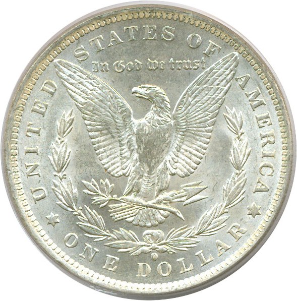 image for: Top 100 VAM: 1884-O $1 VAM 6 O/O PCGS MS63