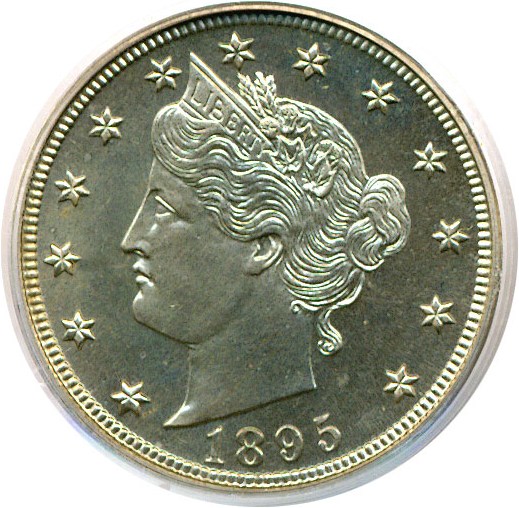 image for: 1895 5c  PCGS/CAC Proof 65