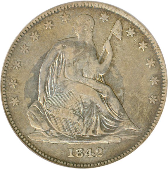 image for: 1842-O 50c Reverse '39 PCGS VF20 (Small Date)