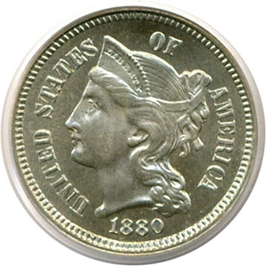 image for: 1880 3cN PCGS Proof 65
