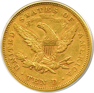 image for: 1877-S $10 PCGS XF40 OGH