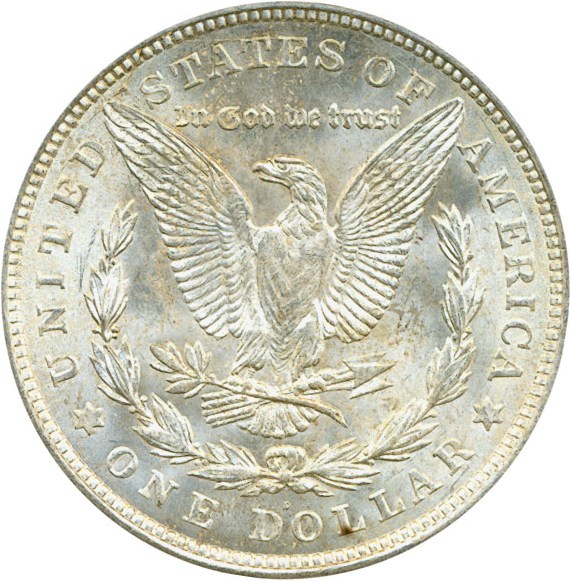 image for: 1921-D $1 VAM 3A Wing Dot PCGS MS63