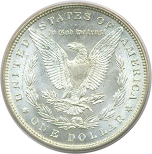 image for: Hot 50 VAM: 1880 $1 VAM 11 Checkmark PCGS MS65