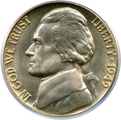 image for: 1949 5c  PCGS MS65 FS