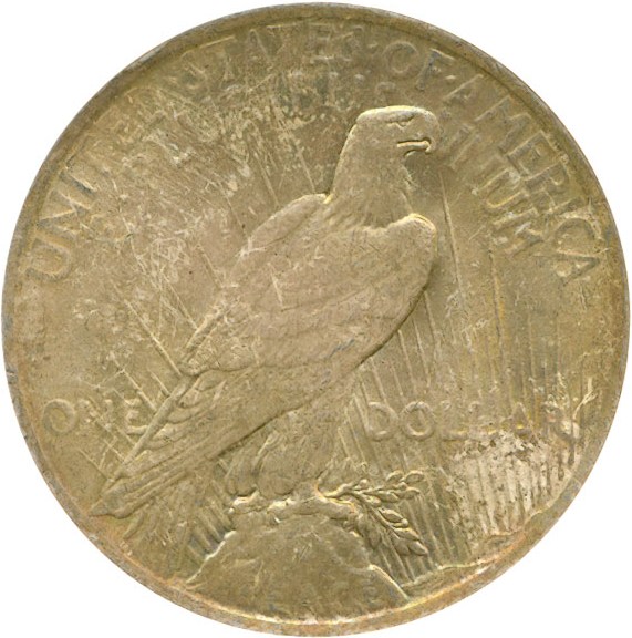 image for: Top 50 VAM: 1922 $1 Doubled Wing NGC MS63 (VAM 7A)