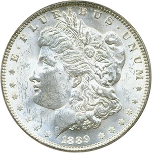 image for: Hot 50 VAM: 1889 $1 VAM 20 Doubled Ear PCGS MS63
