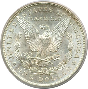 image for: Top 100 VAM: 1896 $1 VAM 4 Doubled Stars PCGS MS63