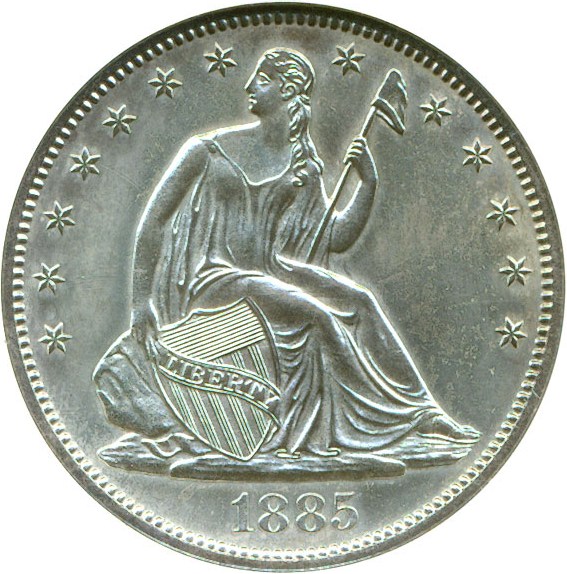 image for: 1885 50c DGS Proof 62 (Lightly Cleaned)