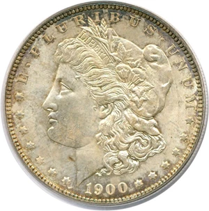 image for: Hot 50 VAM: 1900 $1 VAM 16 Two Olive Rev PCGS MS64