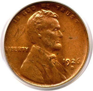 image for: 1926-D 1c PCGS MS63 RD OGH