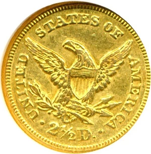 image for: 1851-C $2 1/2 NGC AU58