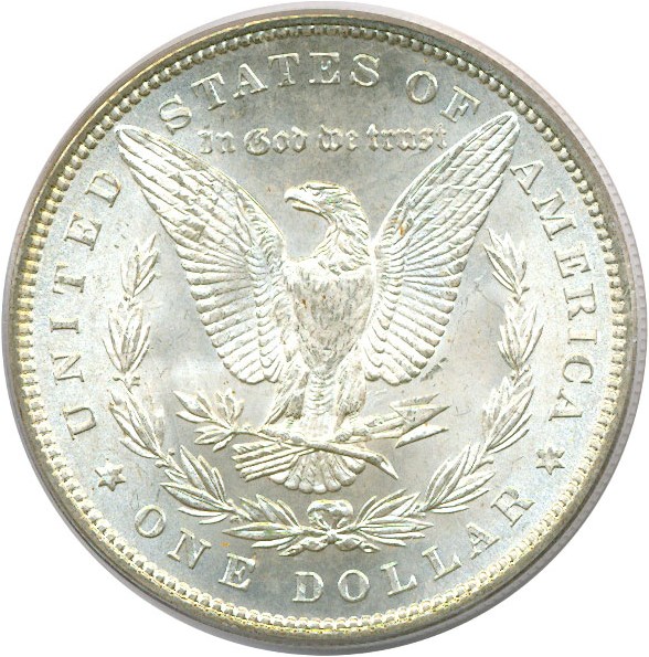 image for: Hot 50 VAM: 1884 $1 VAM 2A Partial E Rev PCGS MS65