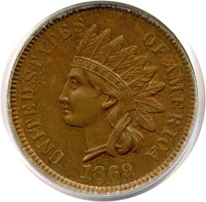 image for: 1869 1c PCGS MS64 BN