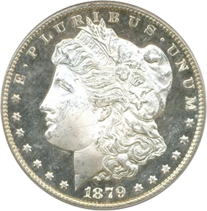 image for: 1879-S $1 PCGS MS64 DMPL
