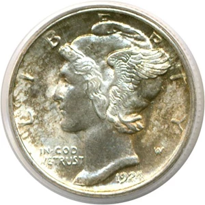 image for: 1924-S 10c PCGS/CAC MS64 FB