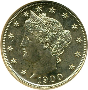 image for: 1900 5c NGC Proof 65