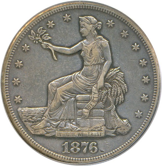 image for: 1876-CC Trade$  PCGS XF40