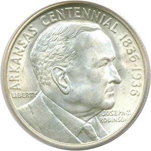 image for: 1936 50c Robinson PCGS MS65