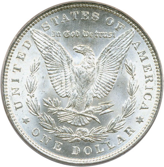 image for: Hot 50 VAM: 1888 $1 VAM 6 Doubled Reverse PCGS MS63