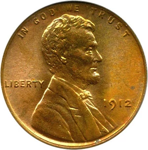 image for: 1912 1c PCGS MS65 RD