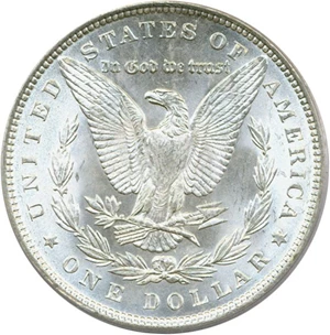 image for: Hot 50 VAM: 1889 $1 VAM 18 Doubled Ear PCGS MS65