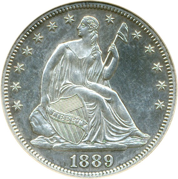 image for: 1889 50c DGS Proof 62  (Lightly Cleaned )
