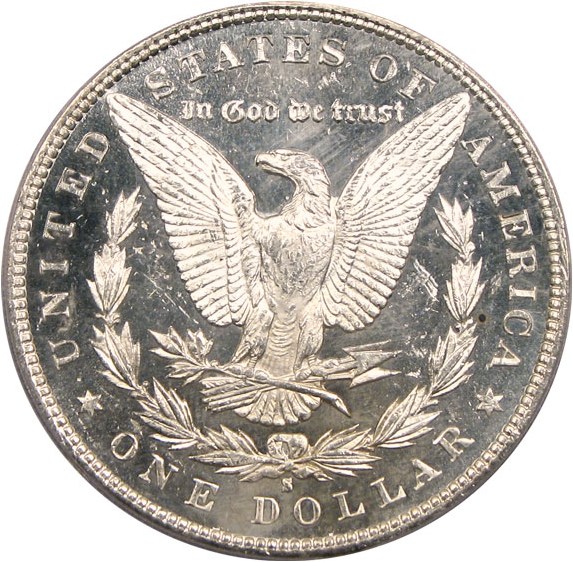 image for: 1880/9-S $1  PCGS MS64 DMPL