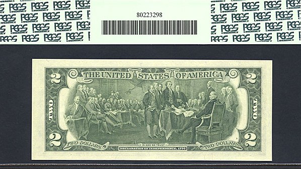 image for: 1976 $2  PCGS Gem CU66 PPQ  [E99488351B] (Fr.1935E)