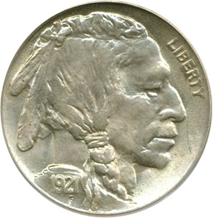 image for: 1921 5c PCGS MS65