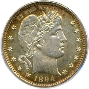 image for: 1894 25c PCGS Proof 63