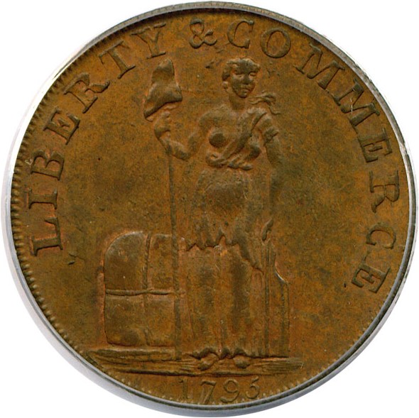 image for: 1795 Talbot Cent Letter Ed PCGS MS63 BN