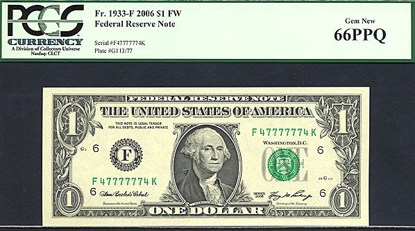 image for: Fr.1933F 2006 $5 Fort Worth, TX PCGS Gem CU66 PPQ [F47777774K]