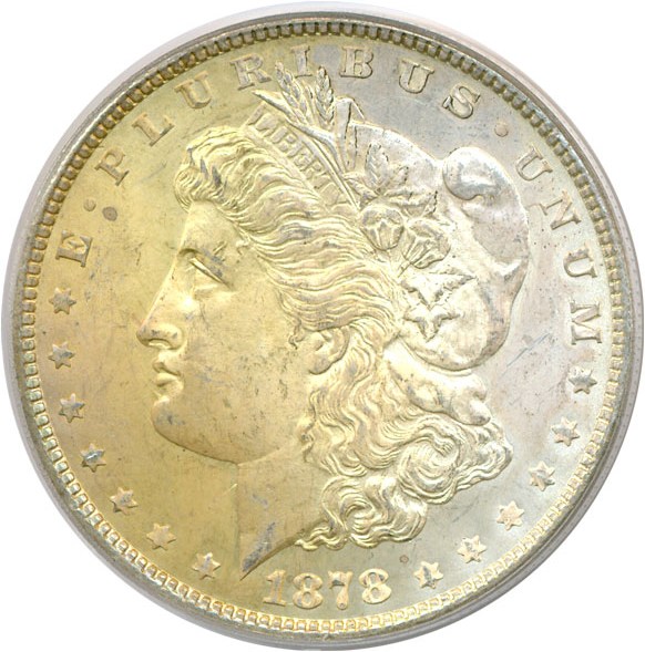 image for: 1878 7/8TF $1 Weak  VAM 41A  7/4 PCGS/CAC MS64