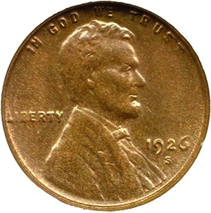 image for: 1926-S 1c NGC MS64 RB
