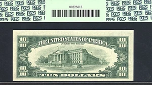 image for: 1969C $10 PCGS Gem CU66 PPQ (Fr.2021K)